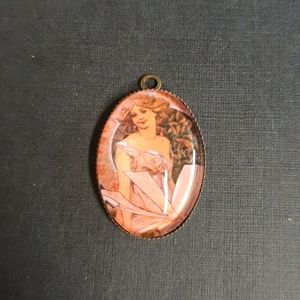 Beautiful woman pendant